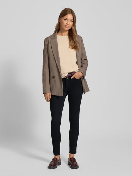 ARMEDANGELS Skinny fit jeans van katoenmix, model 'TILLAA' Zwart - 1
