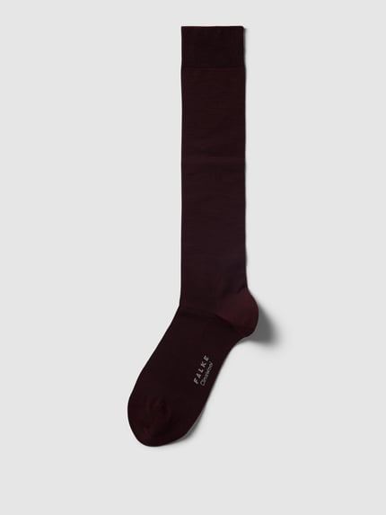 FALKE Kniestrümpfe mit Schurwoll-Anteil Modell 'ClimaWool' Bordeaux 1