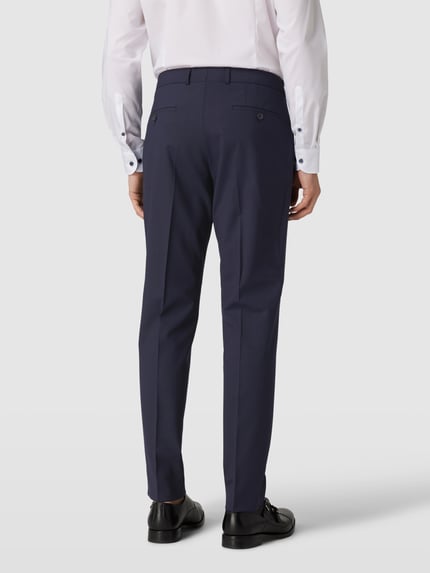s.Oliver BLACK LABEL Slim Fit Anzughose mit Bügelfalten Modell 'OULTIMATE' Marine 5