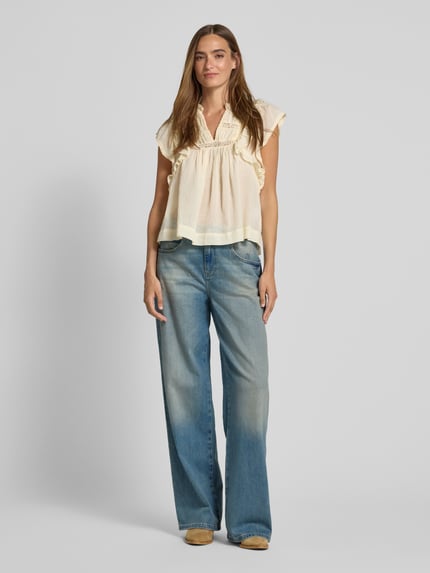 MOS MOSH Loose Fit Jeans mit Tunnelzug Modell 'Milo' Blau 1