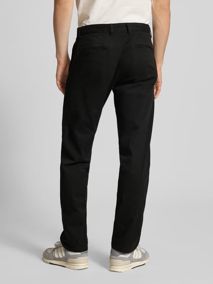 JACK & JONES Chino o kroju relaxed fit z kieszeniami z tyłu model 'KANE' Czarny 5