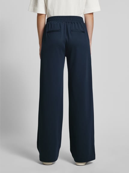 b.young Wide Leg Stoffhose mit Bundfalten Modell 'Rizetta' Marine 5
