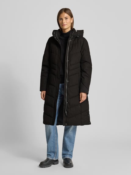 G.I.G.A. DX Regular Fit Steppmantel mit Kapuze Black 1