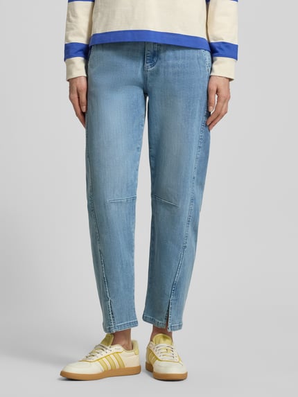 Buena Vista Barrel Fit Jeans mit Eingrifftaschen Hellblau 4