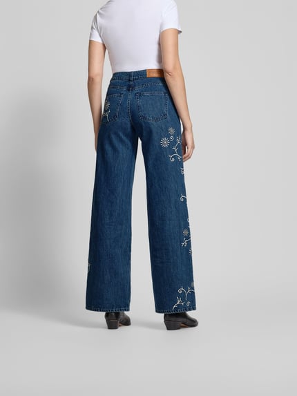 Kenzo Jeansy z 5 kieszeniami Jeansowy niebieski 5