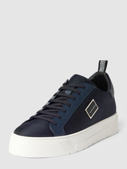 Antony Morato Sneakersy z detalem z logo model ‘New Metal’ Granatowy 2