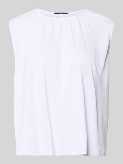 Produktfoto, Loose Fit Blusentop aus Modal-Mix Modell 'FILLI' van Vero Moda, dames, look: effen, ronde hals, mouwloos, materiaalverwerking: stretch, modalmix