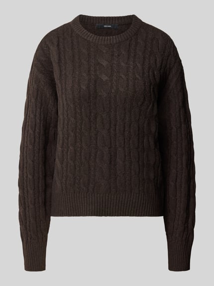VERO MODA Pullover Modell 'VMSEQUOIA' Schoko 2