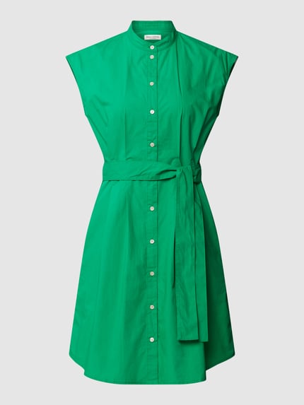 Marc O'Polo Blousejurk met strikceintuur Groen - 2