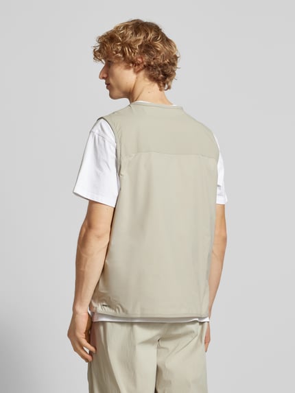 PUMA Performance Weste mit Reißverschluss Beige 5
