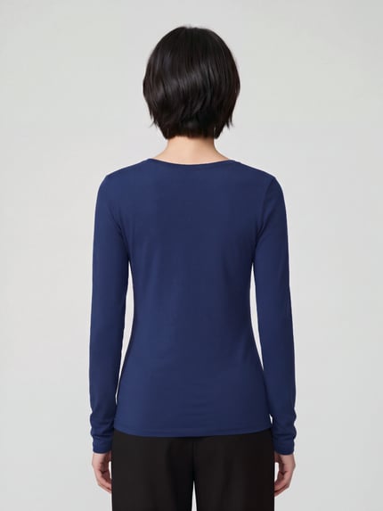 Polo Ralph Lauren Slim fit shirt met lange mouwen van katoenmix Donkerblauw - 5