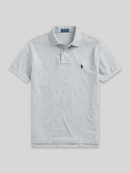 Polo Ralph Lauren Slim Fit Poloshirt aus reiner Baumwolle Beige 2