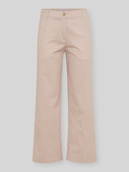 Raphaela By Brax slim fit culotte van katoenmix model 'PEGGY CULOTTE' Lichtroze - 2
