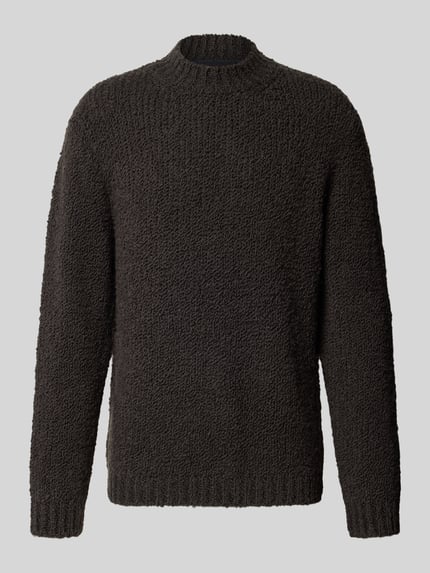 Marc O'Polo Sweter o kroju oversized z mieszanki żywej wełny Ciemnobrązowy 2