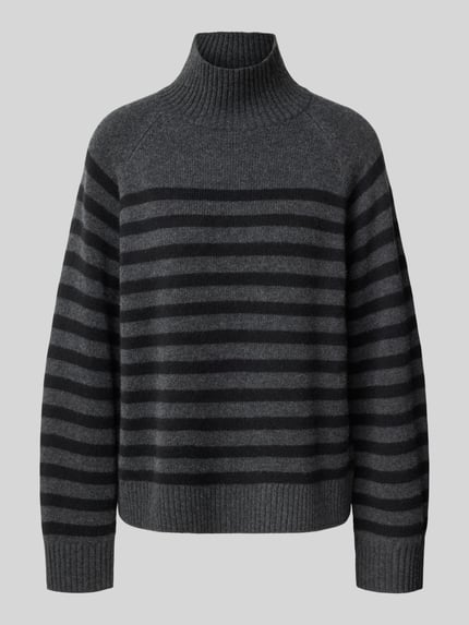 Tommy Hilfiger Regular Fit Turtleneck aus Woll-Mix mit Kaschmir-Anteil Anthrazit 1