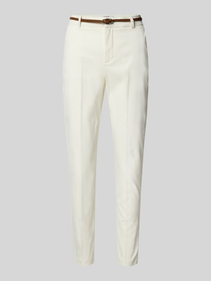 b.young Hose mit Gürtel Modell 'DAYS' Offwhite 2