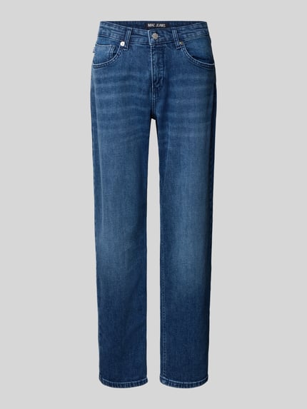 MAC Straight Fit Jeans Blau 2