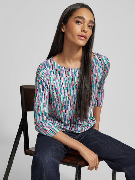 Christian Berg Woman Longsleeve met 3/4-mouwen Roze - 3