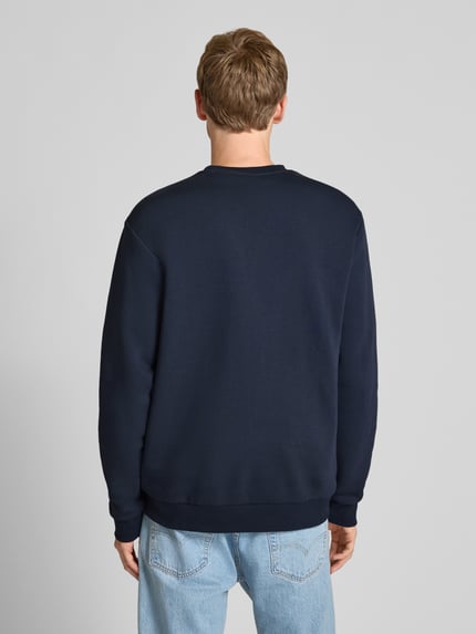 ONLY & SONS Regular fit sweatshirt van katoenmix, model 'CERES' Donkerblauw - 5