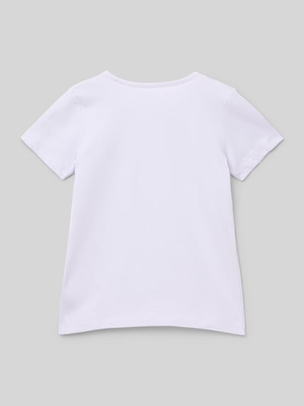 Tom Tailor Regular fit T-shirt van puur katoen Lila - 3