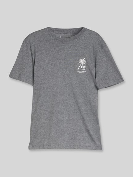 Tom Tailor Denim Regular Fit T-Shirt aus reiner Baumwolle Black 2