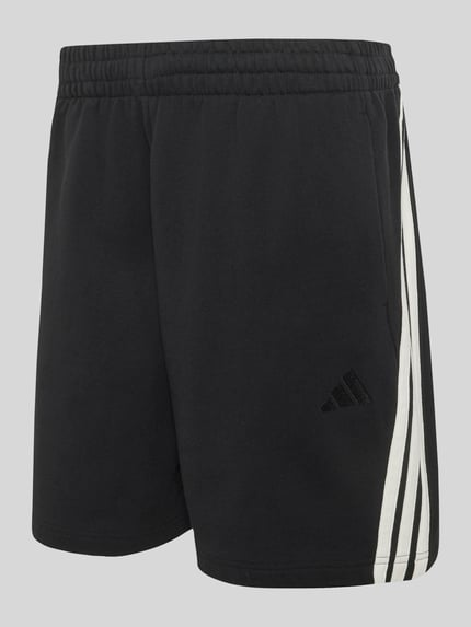 adidas Sportswear Relaxed Fit Sweatshorts aus reiner Baumwolle Black 2