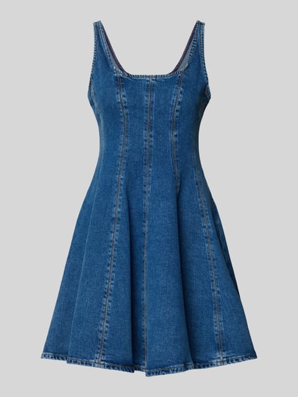 HUGO Blue A-Linie Jeanskleid aus reiner Baumwolle Modell 'GADEME' Jeansblau 2