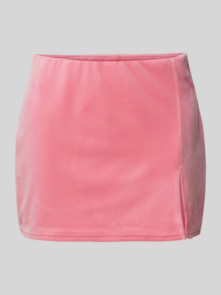 Juicy Couture Minirok in effen design Felroze - 2
