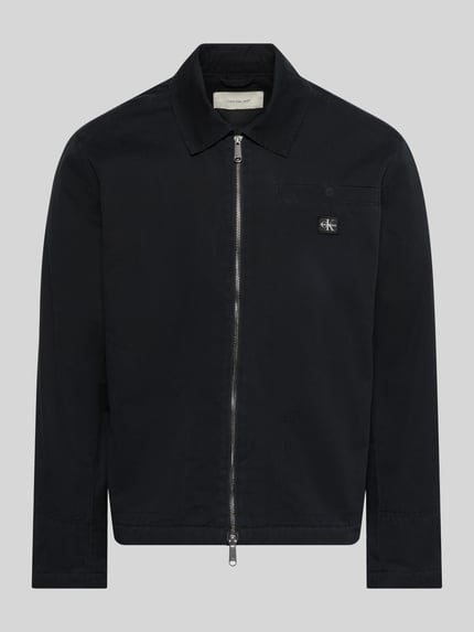 Calvin Klein Jeans regular fit overhemdjack van puur katoen Zwart - 2