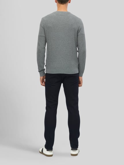 s.Oliver RED LABEL Regular Fit Pullover aus reiner Baumwolle Mittelgrau 4
