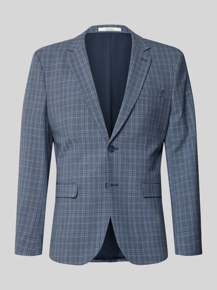 Selected Slim Fit Sakko mit Brustleistentasche Marine 1