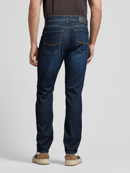 Pierre Cardin regular fit jeans met 5-pocket-design model 'Lyon' Donkerblauw - 5