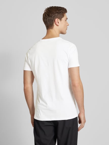 Alpha Industries T-Shirt mit Label-Print Weiss 5