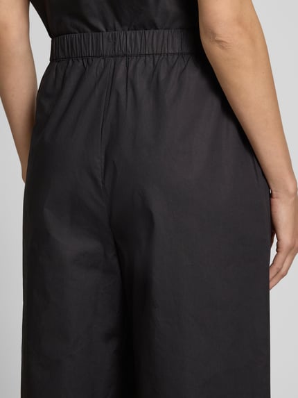 Christian Berg Woman Straight leg stoffen broek met elastische band Zwart - 3