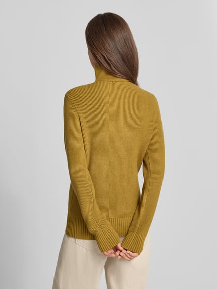 Christian Berg Woman Regular Fit Strickpullover aus Viskose-Mix Senf Melange 5