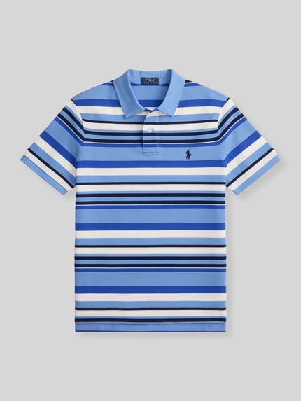 Polo Ralph Lauren Regular Fit Poloshirt aus reiner Baumwolle Blau 2