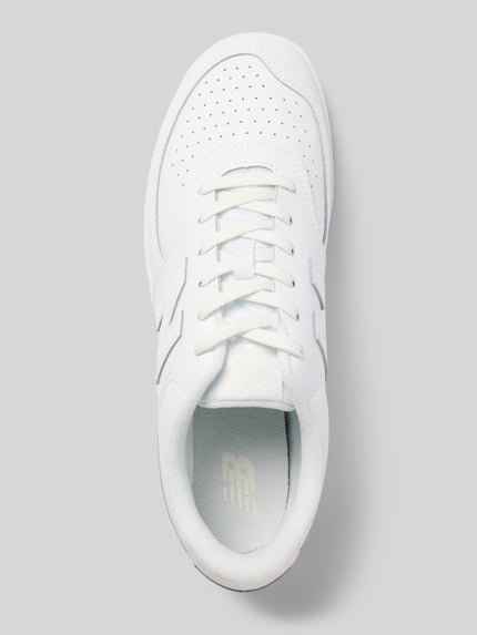 Productfoto, Sneaker met vetersluiting en labeldetails model 'BB80' van New Balance, witte kleur, afgeronde punt, heren, hakhoogte maat 45: 3 cm, schachthoogte 8 cm, schachtbreedte 10 cm