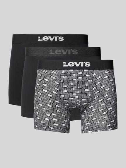 Produktfoto, Pants mit Logo-Print von Levi's®, jednokolorowy, nadruk z motywem, aplikacja: nadruk z logo, kształt: kwadratowy