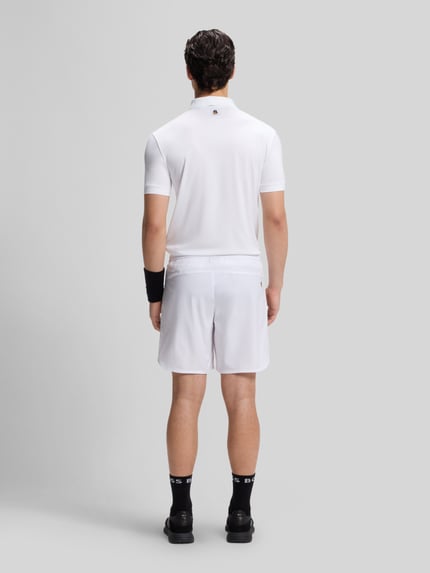 BOSS Green regular fit sportshorts met logodetails model 'SH_TOC GAME 8 INCH' Wit - 5