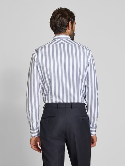 OLYMP SIGNATURE Slim Fit Freizeithemd mit Button-Down-Kragen Modell 'Sergio' Marine 5