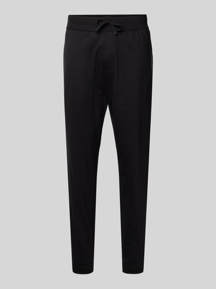 BOSS Regular Fit Jogginghose aus reiner Baumwolle Modell 'AUTHENTIC PANTS' Black 2