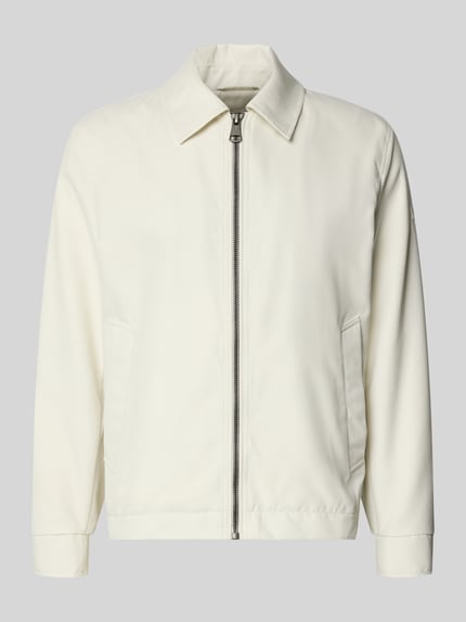 Produktfoto, Regular Fit Blouson mit Umlegekragen Model 'LIGHT 2.0' van Strellson, look: effen, ritssluiting, lange mouw, zakken, elastische rompzoom