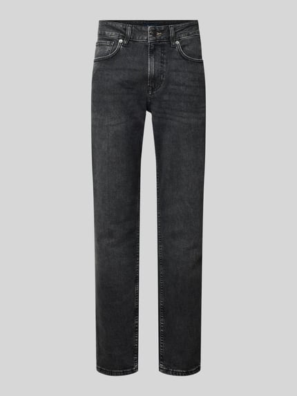 Productfoto, Regular Fit Straight Jeans uit mix van katoen en lyocell model 'CASH' van Pepe Jeans denimlook met 5-pocketmodel twill