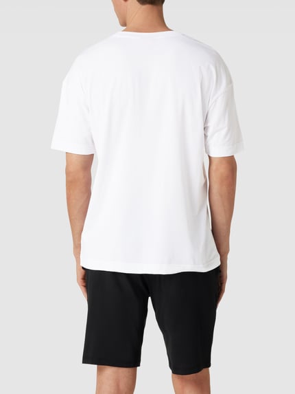 HUGO T-Shirt mit Label-Print Modell 'Unite' Offwhite 5