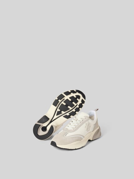 Tory Burch Sneakers met logostitching Wit - 5