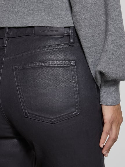 Lauren Ralph Lauren Straight Fit Jeans in verkürzter Passform Black 3