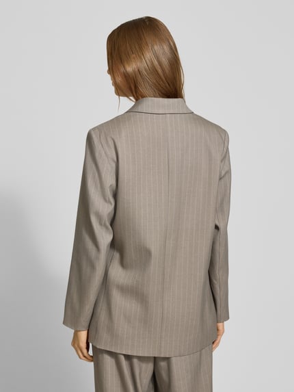 VILLA SOPHIE Blazer met reverskraag, model 'CLEO' Steengrijs - 5