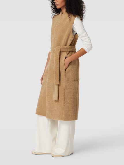 DRYKORN Gilet met teddybont, model 'BUDE' Camel - 4