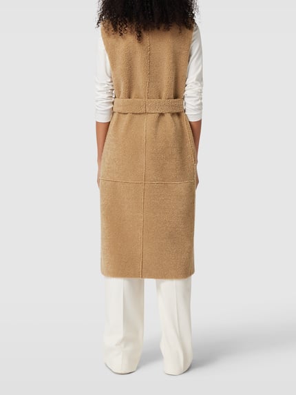 DRYKORN Gilet met teddybont, model 'BUDE' Camel - 5
