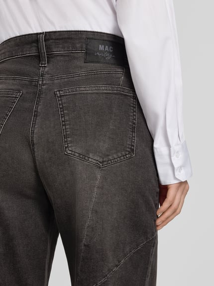 MAC Barrel Fit Hose aus Baumwoll-Mix Modell 'Dakota Barrel Seam' Black 3